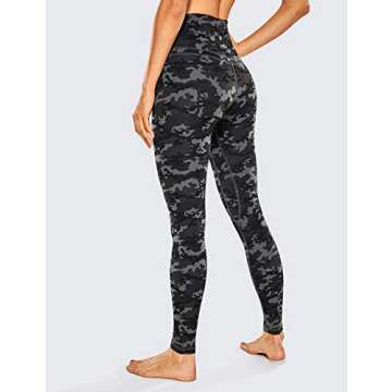 CRZ YOGA Women's Naked Feeling I Workout Leggings 28 Inches - High Waisted Full-Length Yoga Pants Ca...