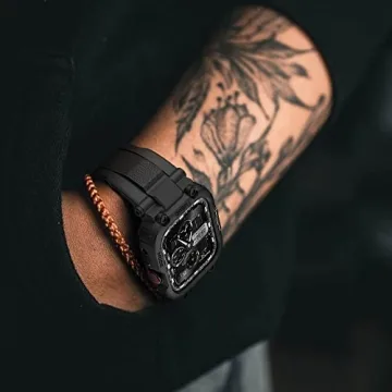 Rugged Case for Apple Watch 9/8/7/SE Men’s Black