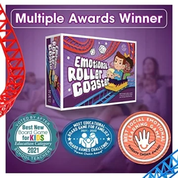 Emotional Rollercoaster Board Game for Kids and Families