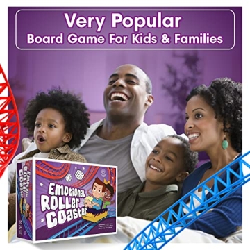 Emotional Rollercoaster Board Game for Kids and Families