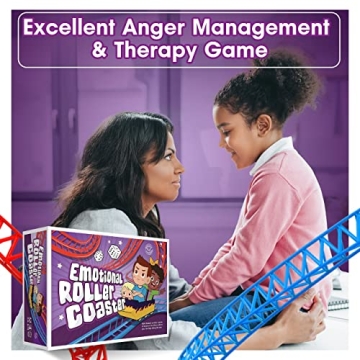 Emotional Rollercoaster Board Game for Kids and Families