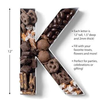 Sisterly Market Cardboard Numbers, Fillable Candy Gift Box (2)