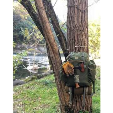Hidden Woodsmen 60L Deep Woods Rucksack - Adventure Ready Backpack
