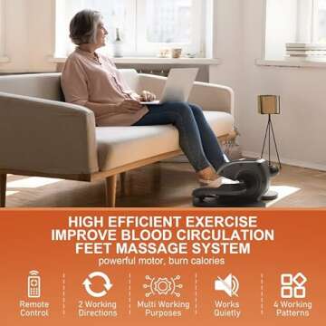 Compact Gallelife Elliptical for All Ages and Fitness Needs