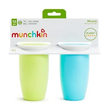 Munchkin Miracle 360 Sippy Cup for Toddlers, Spill-Proof Design