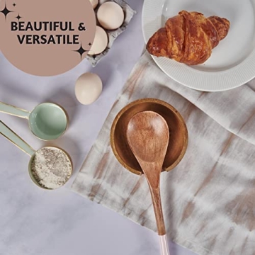 Folkulture Wooden Spoon Set Eco-Friendly Non-Toxic Kitchen Utensils