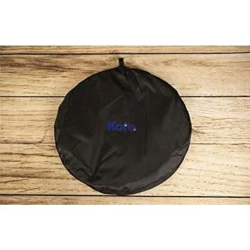 Kate Gray Pop up Backdrop Beige Collapsible Backdrops for Photography Vintage Studio Portable Backdrop for Vedio Shooting, 5x6.5ft