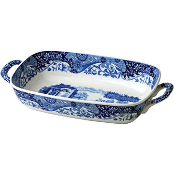 Stunning Spode Blue Italian Serving Dish | Dishwasher Safe | 11.5 x 8 Inch