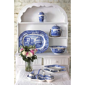 Spode Blue Italian Serving Dish | Elegant Oven to Table Dish