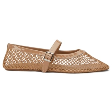 VOLEECE Women's Mesh Ballet Flats: Comfortable & Stylish Mary Jane Shoes