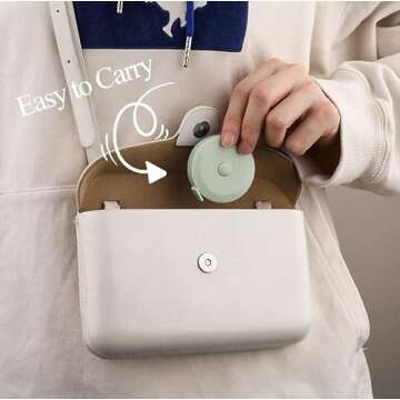 Tape Measure 2Pack, Measuring Tape for Body Measurement Retractable, Soft Tape Measure Set for Sewing Tailor Craft Cloth Fabric, 150 cm/60 Inch