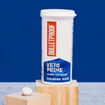 Bulletproof KetoPrime Healthy Cell Energy Lozenges, 30 Count, Supplement for Energy Support