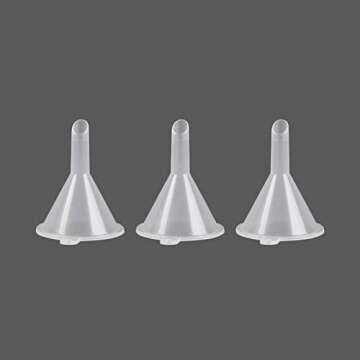 Eau 15ml LDPE Plastic Thin Tip Dropper Bottles, Small Empty Squeeze Dropper Bottles (50PCS, Black Caps), BPA Free