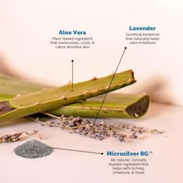 Pet Honesty Restore + Soothe Hot Spots Spray for Dogs & Cats - Gentle on Sensitive Skin, Chlorhexidine Alternative Spray, Soothes Itching, Irritation with Aloe and Microsilver (Lavender) - 4oz