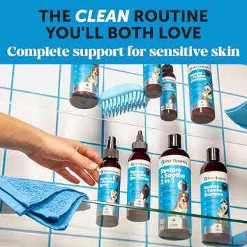 Pet Honesty Restore + Soothe Hot Spots Spray for Dogs & Cats - Gentle on Sensitive Skin, Chlorhexidine Alternative Spray, Soothes Itching, Irritation with Aloe and Microsilver (Lavender) - 4oz