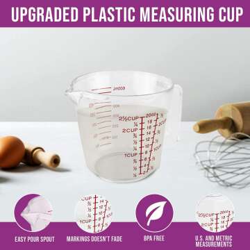 11 Piece Measuring Cups Set - Accurate Kitchen Tools