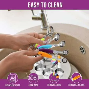 11 Piece Measuring Cups Set - Accurate Kitchen Tools