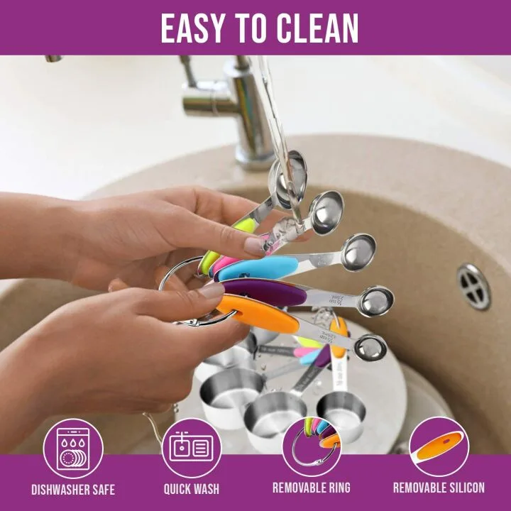 11 Piece Measuring Cups Set - Accurate Kitchen Tools