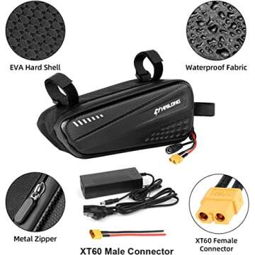 H HAILONG Waterproof Electric Bike Battery 36V 12Ah 48V 10Ah