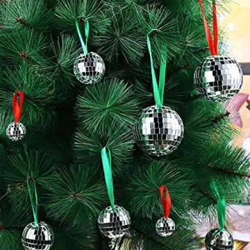Blulu Disco Mirror Balls - 15 Reflective Ornaments for Every Occasion