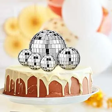 Blulu Disco Mirror Balls - 15 Reflective Ornaments for Every Occasion