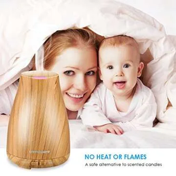 URPOWER Essential Oil Diffuser for Home and Office