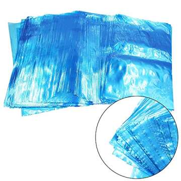 CINRA Blue Tattoo Bottle Bags, 250pcs Disposable Tattoo Wash Bottle Bags Covers Sleeves Squeeze Bottle Bag Cover Barrier for Tattoo Bottles, Tattoo Supplies, Tattoo Accessories
