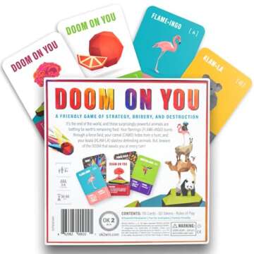 Ok2Win Doom ON You Card Game and Expansions - Exciting Strategy Game for Family and Friends - Ages 8...