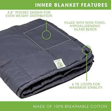 BARMY Weighted Lap Blanket for Comfort and Relaxation