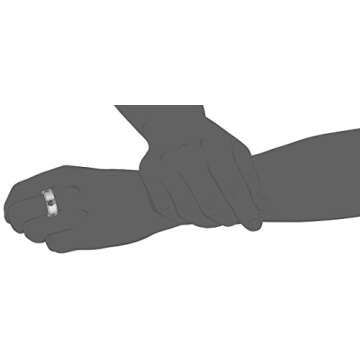 Star Wars Jewelry Stormtrooper Stainless Steel Men's Spinner Ring, Size 12