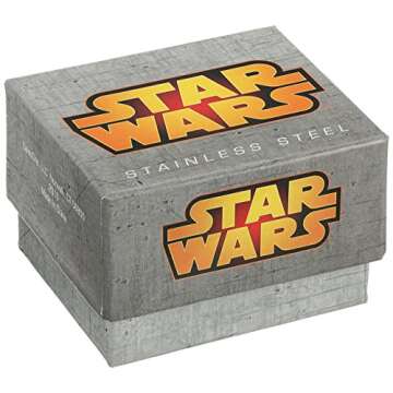 Star Wars Stormtrooper Stainless Steel Spinner Ring Size 12