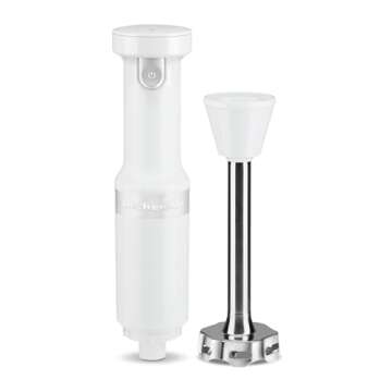 KitchenAid Cordless Variable Speed Hand Blender - KHBBV53, White