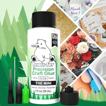 Bearly Art Precision Craft Glue Mini 2oz with Tip Kit