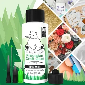 Bearly Art Precision Craft Glue Mini 2oz with Tip Kit