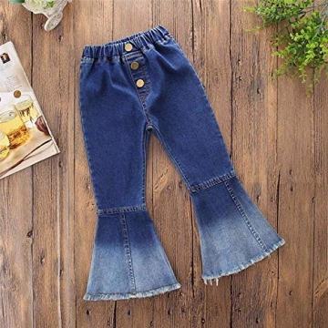 Vintage Toddler Bell Bottom Jeans for Girls 2-7 Years