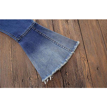 Vintage Toddler Bell Bottom Jeans for Girls 2-7 Years