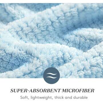 YFONG Microfiber Hair Towel Wrap for Quick Drying