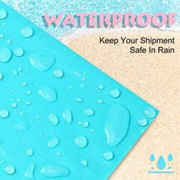 UCGOU Poly Mailers 9x12 Inch Teal 200 Pack Shipping Bags #3 Strong Mailing Envelopes Boutique Packaging Postal Self Seal Adhesive Waterproof and Tear Proof Small Business for Clothes Books