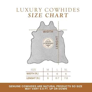 Sunshine Cowhides 100% Palomino Beige Cowhide Rug - Stylish Modern Animal Skin for Home Decor