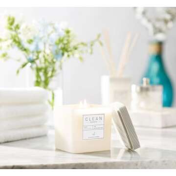 CLEAN RESERVE Home Candle | Natural Soy Blend Scented Candle | Premium Non-Toxic Candle Made with Sustainable Ingredients | Up to 40 Hour Burn Time | 8 oz