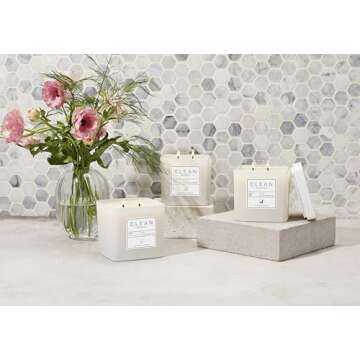 CLEAN RESERVE Home Candle | Natural Soy Blend Scented Candle | Premium Non-Toxic Candle Made with Sustainable Ingredients | Up to 40 Hour Burn Time | 8 oz