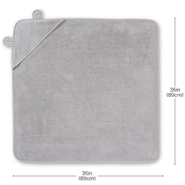 Natemia Premium Hooded Baby Bath Towel Soft Organic Cotton