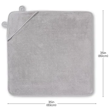 Natemia Premium Hooded Baby Bath Towel Soft Organic Cotton