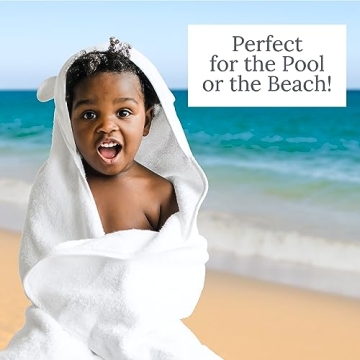 Natemia Premium Hooded Baby Bath Towel Soft Organic Cotton