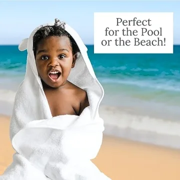 Natemia Premium Hooded Baby Bath Towel Soft Organic Cotton