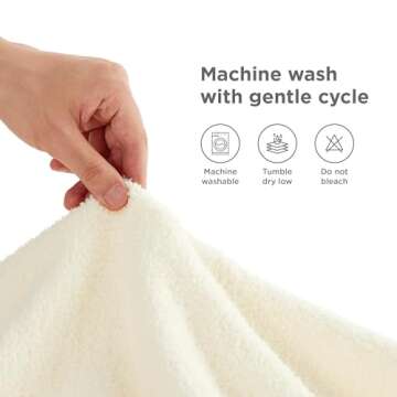 Bedsure Women's Cozy Sweater Lounge Pajama Set Cream