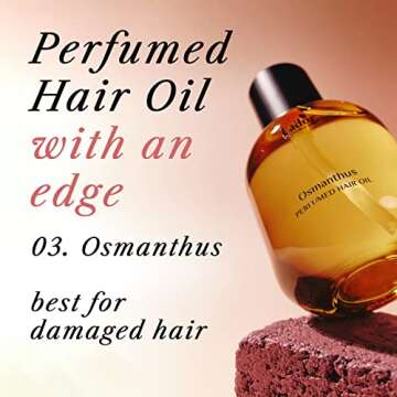 LA'DOR Hair Perfume Oil for Dry Damaged Hair - Anti Frizz Nourishing Fragrance Gloss Oil Serum Leave...