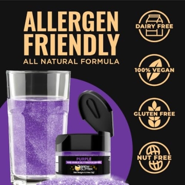 Bakell Brew Glitter Purple for Stunning Drinks and Cocktails
