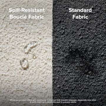 mopio Sophie 51" Ottoman Storage Bench, Entryway and Window Seating, End of Bed Curved Stool for King & Queen Bed, Storage Chest for Bedroom (Pearl White Boucle)