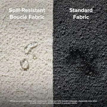 mopio Sophie 51" Ottoman Storage Bench, Entryway and Window Seating, End of Bed Curved Stool for King & Queen Bed, Storage Chest for Bedroom (Pearl White Boucle)